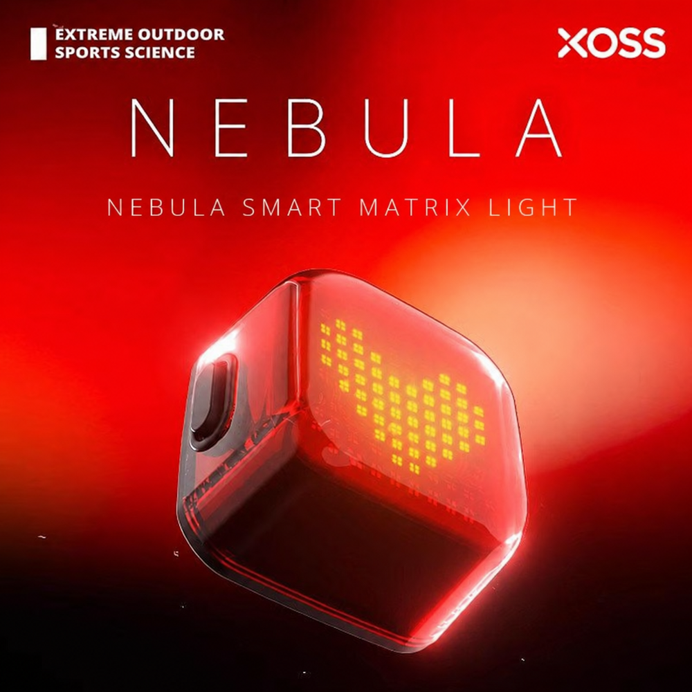 Luz trasera inteligente para bicicleta XOSS Nebula Smart Matrix