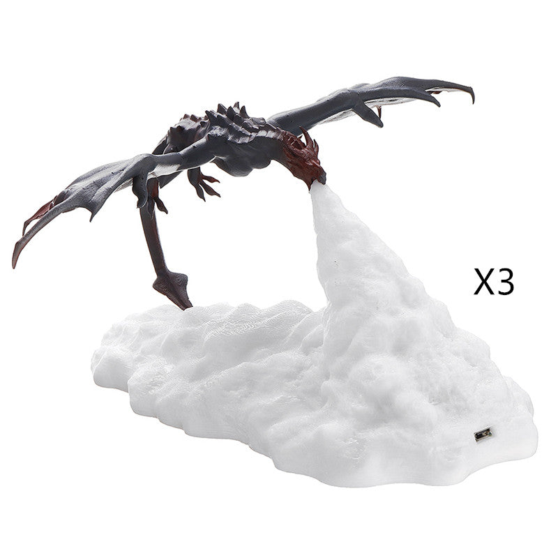 Lámpara de nube de dragón de fuego