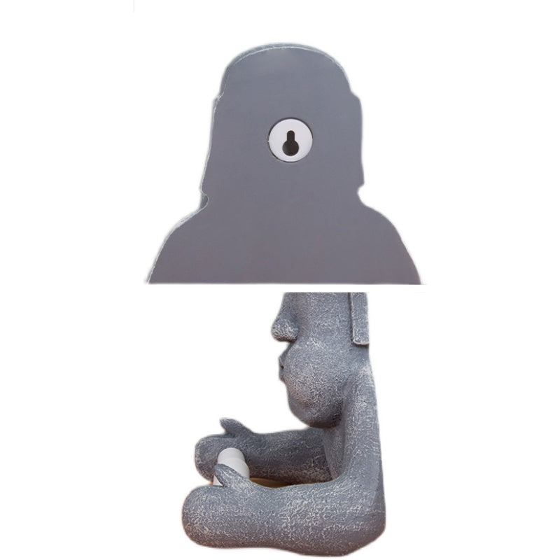 Moai Toilet Roll Holder
