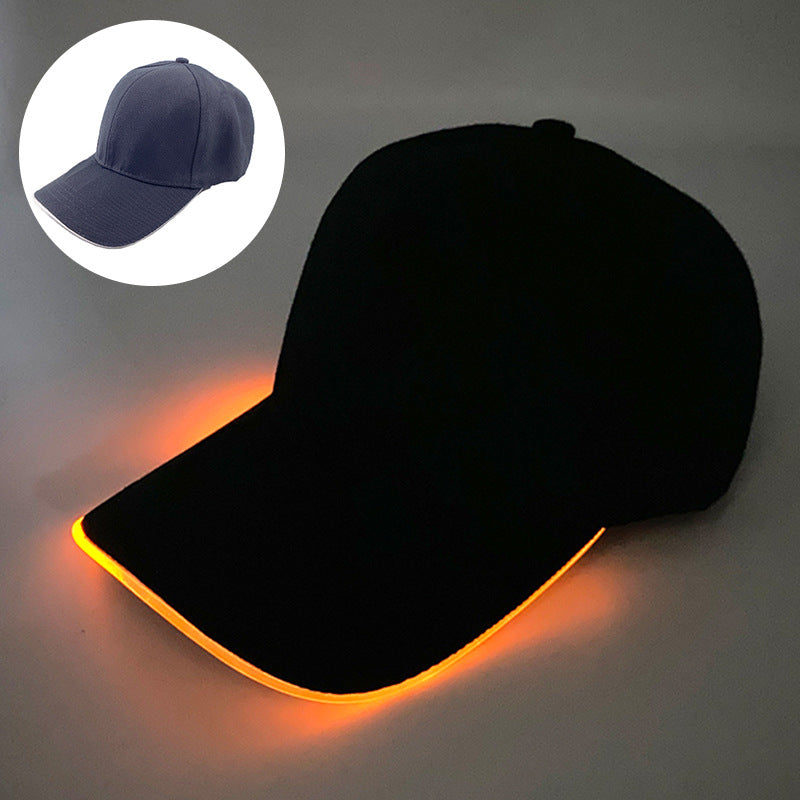 قبعة بيسبول مضيئة بمصابيح LED