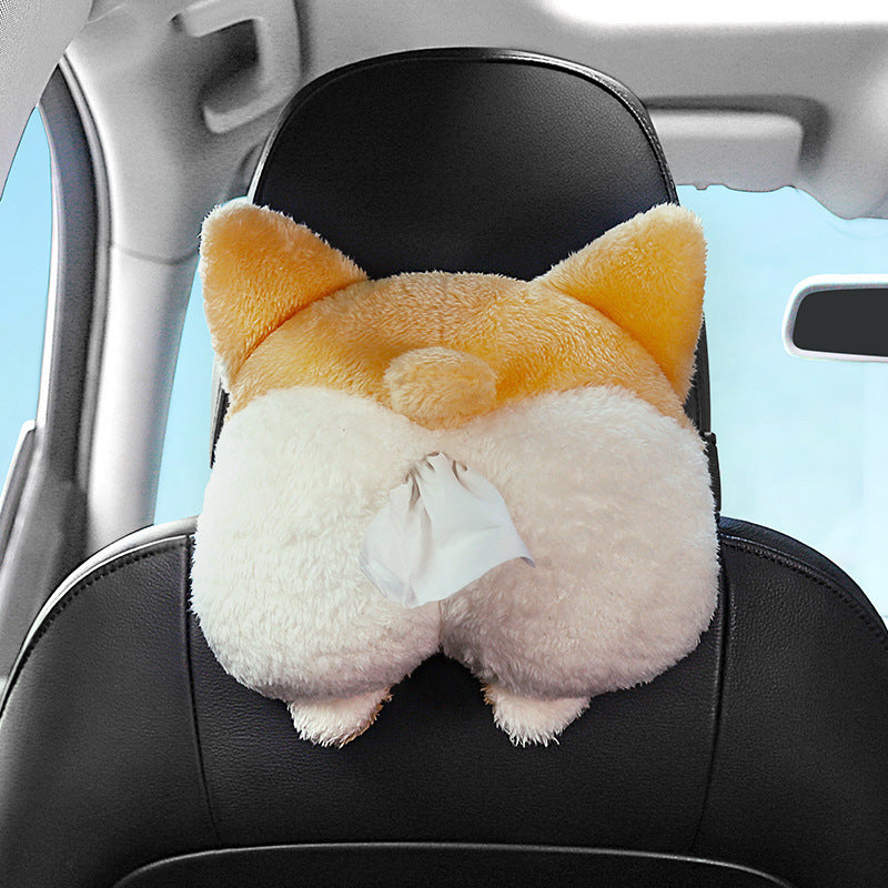 Frog Plush Tissue Box