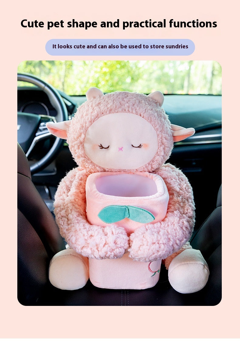 Lion Plush Car Tissue Holder