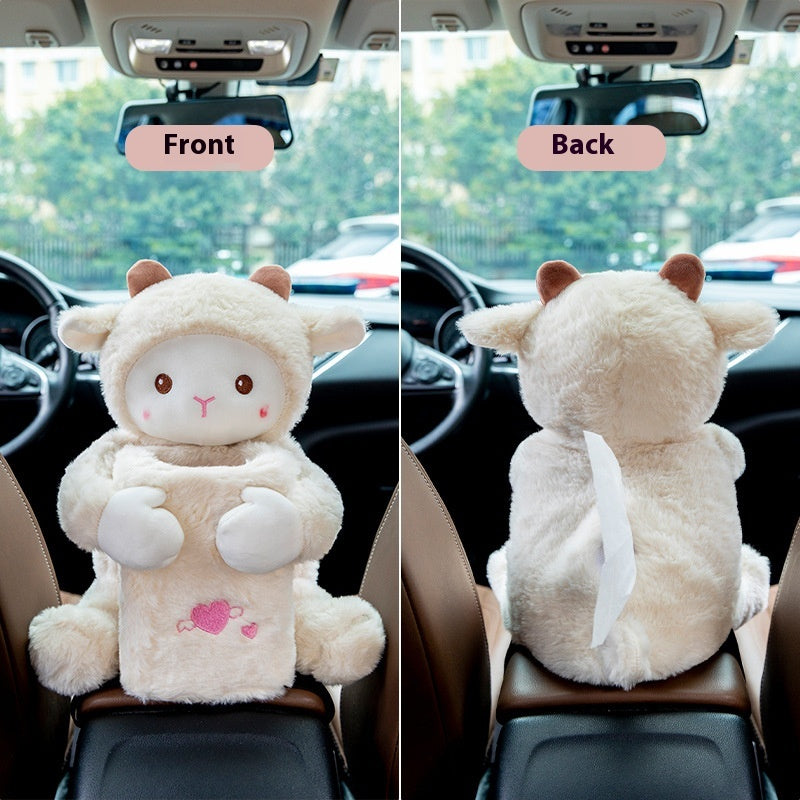 Lion Plush Car Tissue Holder