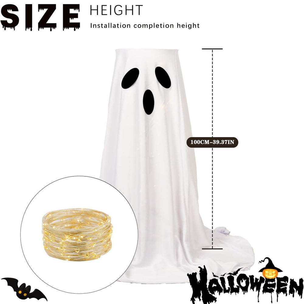 Soporte para cuenco de dulces de fantasma para Halloween