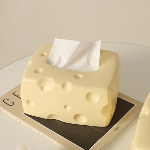Cheese Block Tissue Box