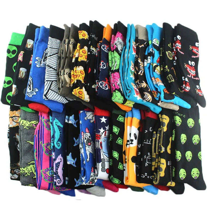 Funny novelty crew socks, all designs design