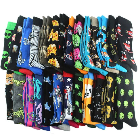 Funny novelty crew socks, all designs design