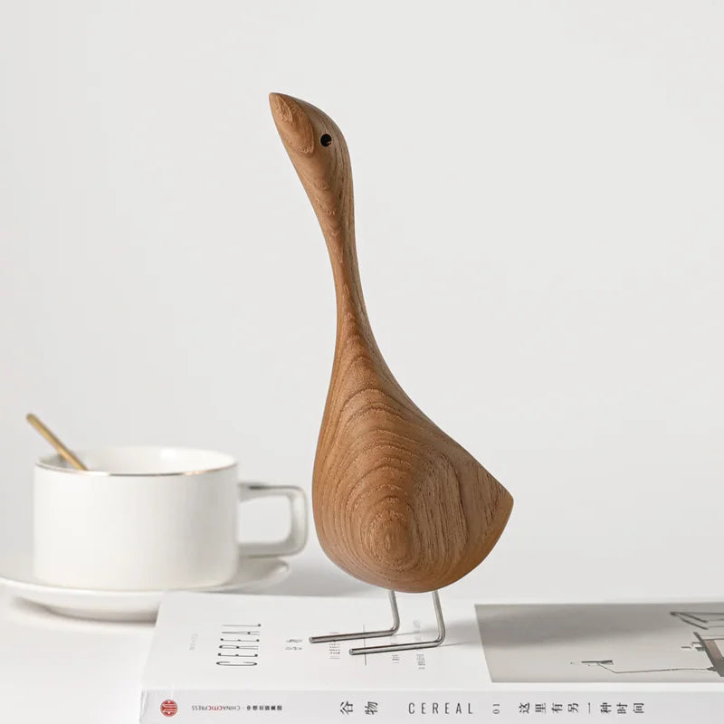 Teak Goose Couple