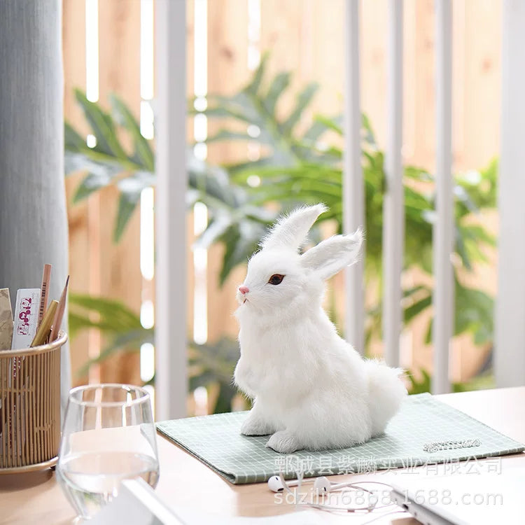 Realistic Rabbit Figurine