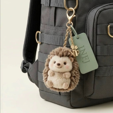 Hedgehog Plush Bag Charm
