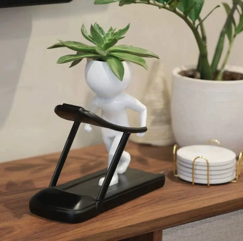 Treadmill Plant Figurine