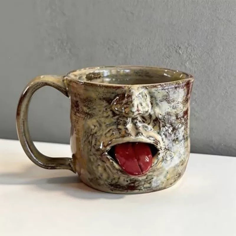 Tongue-Out Face Mug