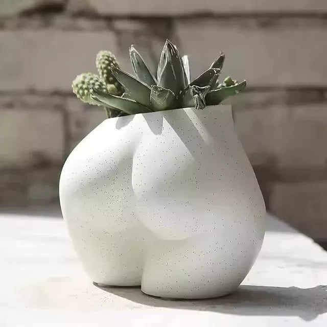 أصيص نباتات على شكل مؤخرة