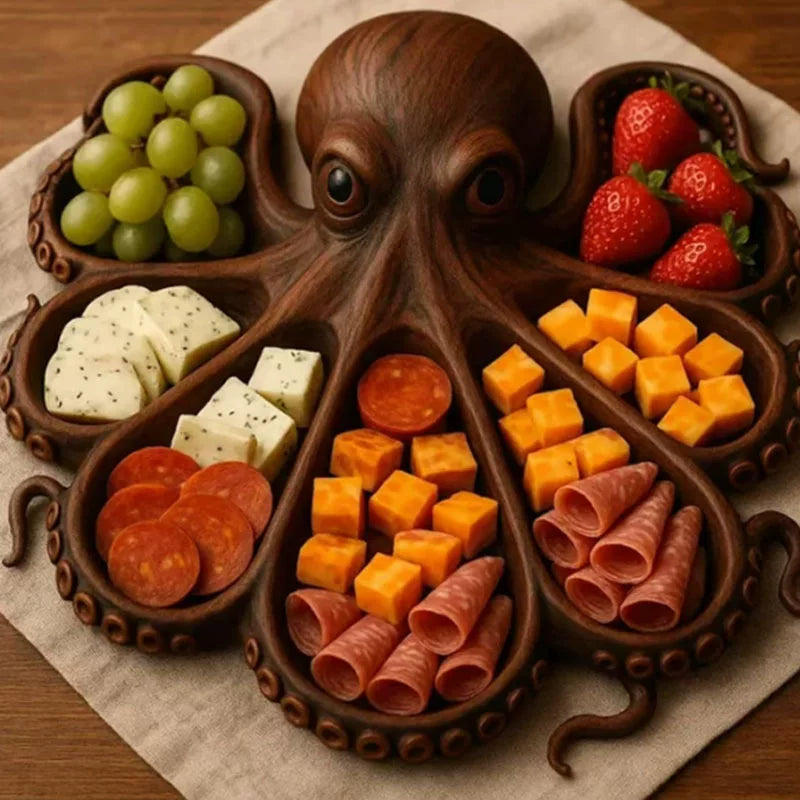 Tabla de servir de pulpo
