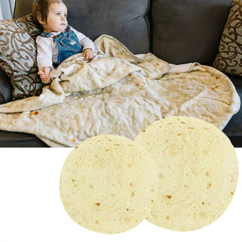 Manta de tortilla tipo burrito