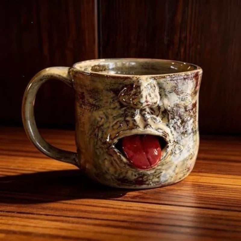 Tongue-Out Face Mug