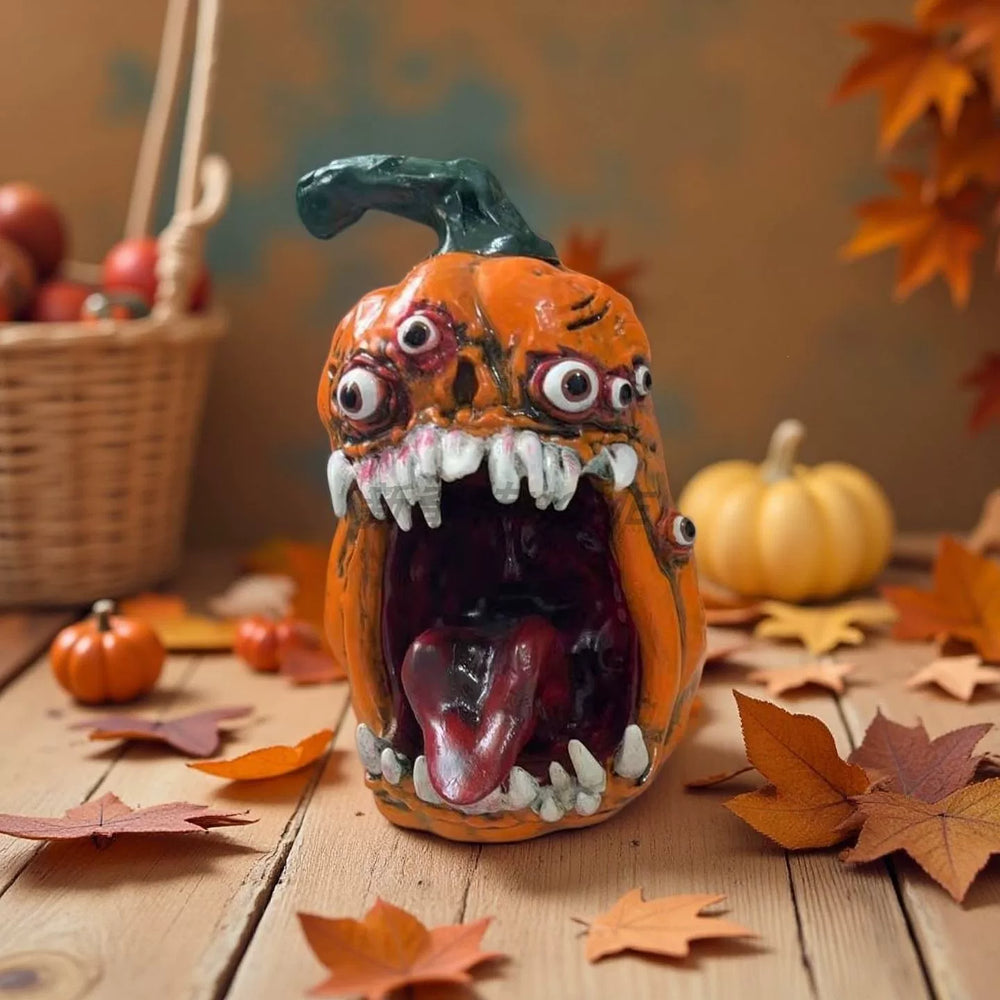 Figura de monstruo de calabaza
