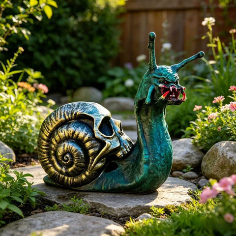 Estatua de caracol sangriento para jardín