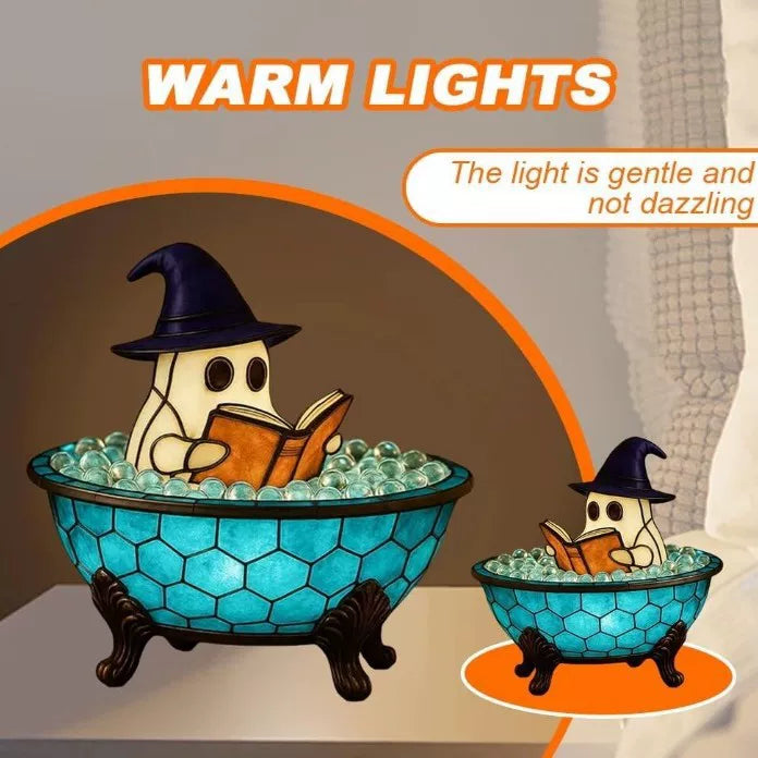 Luz de ambiente de fantasma para baño de burbujas