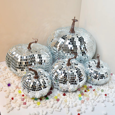 Silver Pumpkin Disco Set