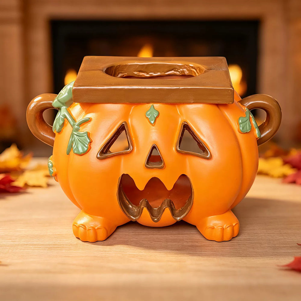 Caja de pañuelos de calabaza