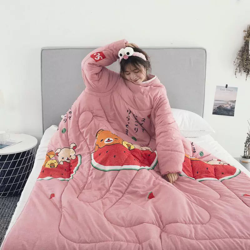 بطانية مريحة بأكمام