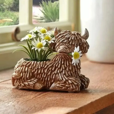Highland Yak Planter