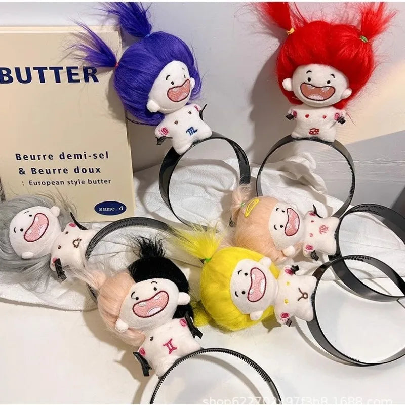 عصابة رأس محشوة على شكل كابيبارا وأصدقائه
