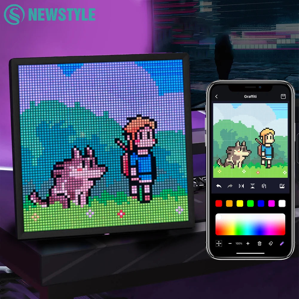 Bluetooth LED Pixel Art Display