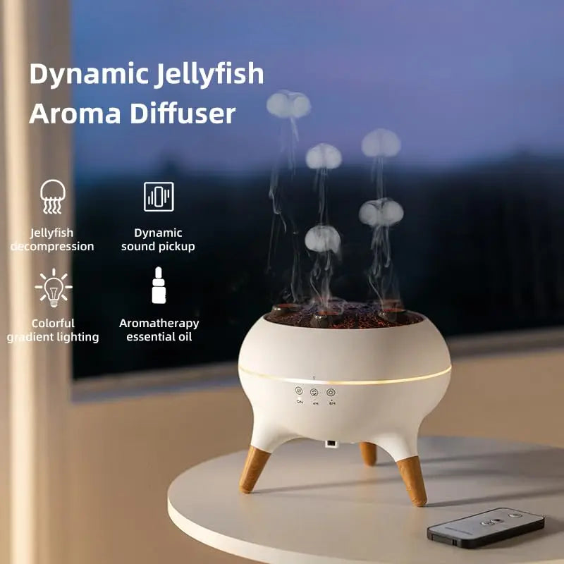 Humidificador de aire dinámico tipo medusa 250 ml