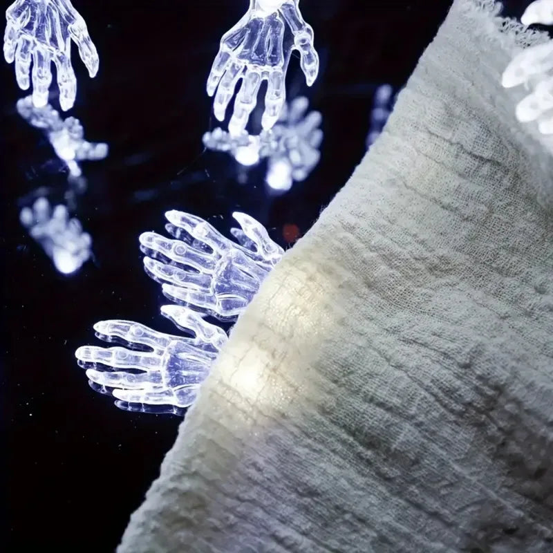Skeleton Hand String Lights