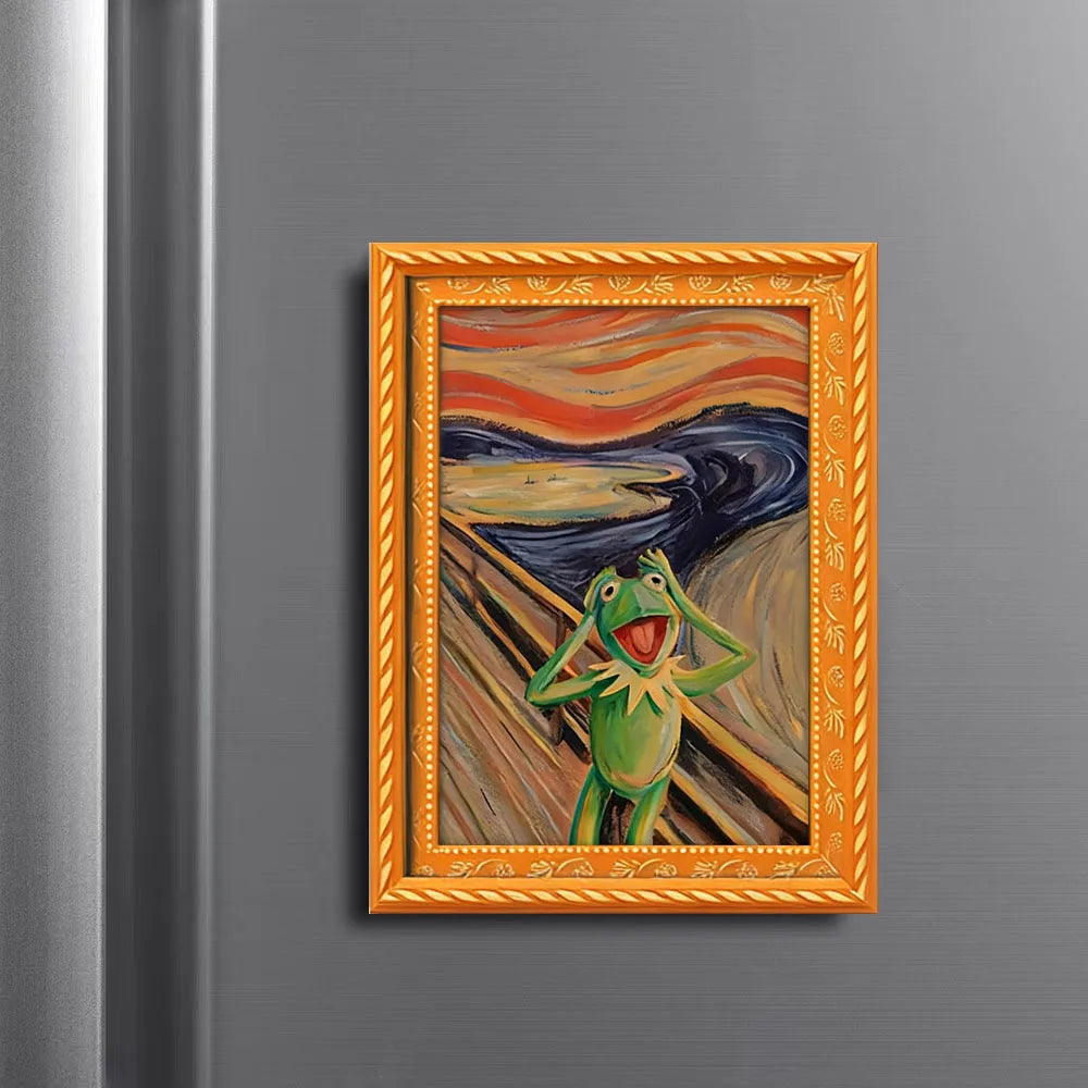 Abstract Screaming Frog Magnet - exact 14:200003699