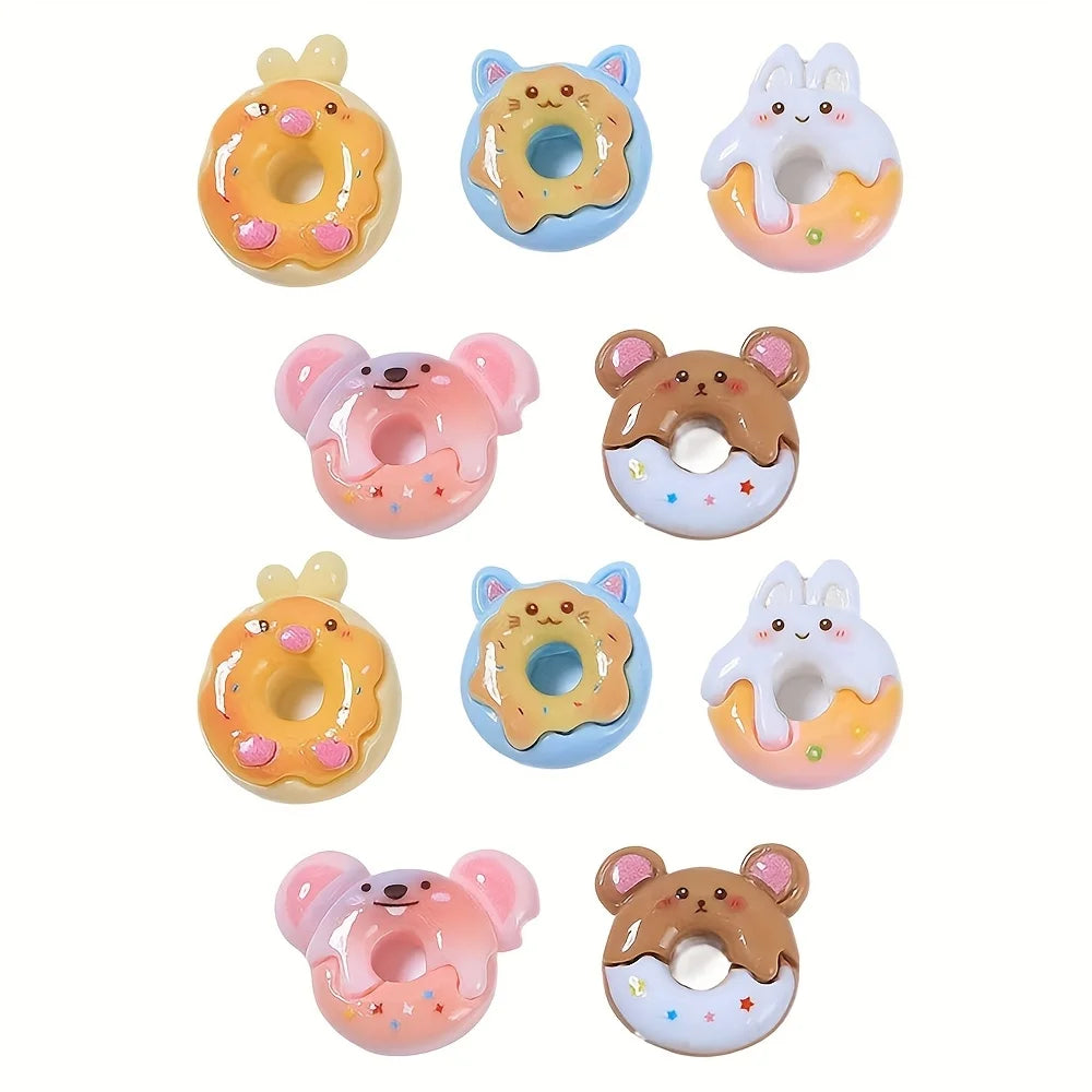 Animal Donut Magnet Set