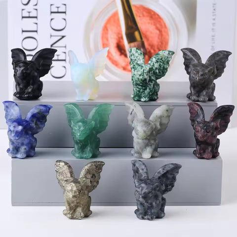Gemstone Gargoyle Figurine