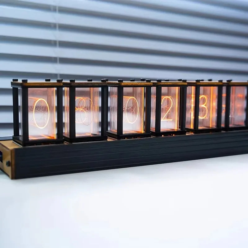 Cyberpunk LED Desk Clock