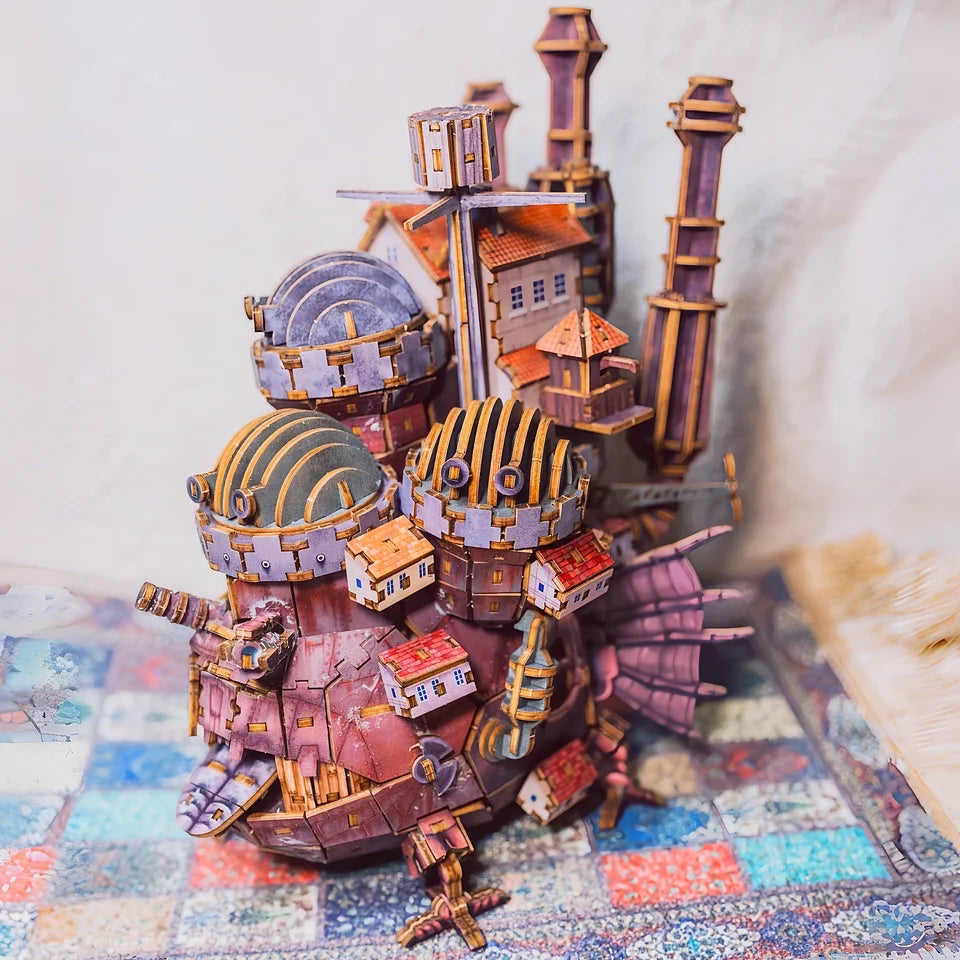 Creative Castle Theme 3D Wooden Puzzle