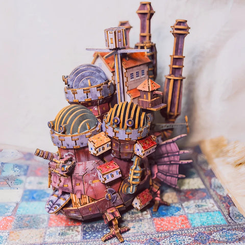 Creative Castle Theme 3D Wooden Puzzle