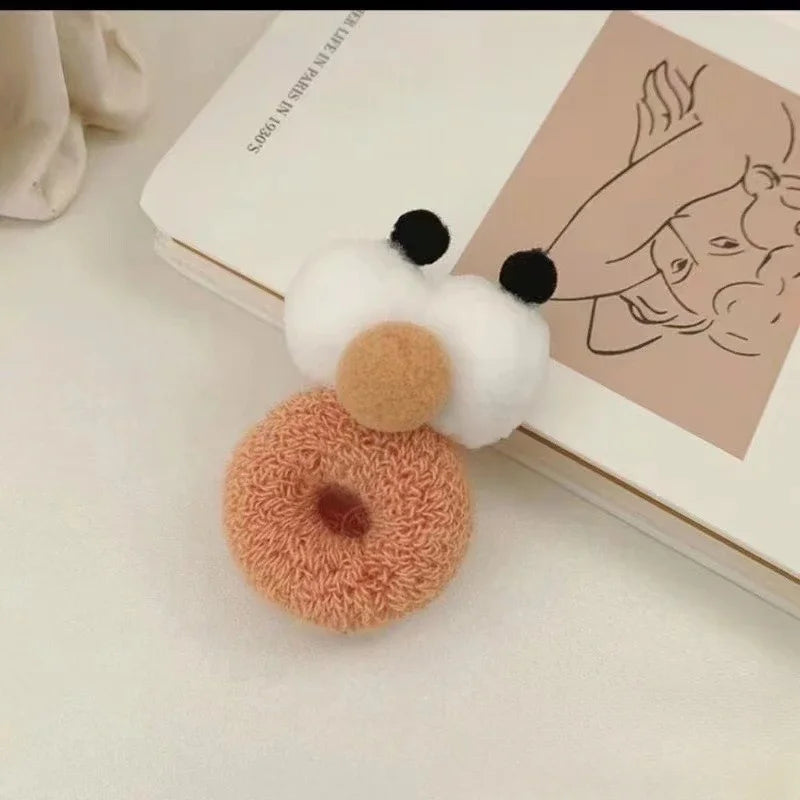 Googly Eye Pom Pom Hair Tie
