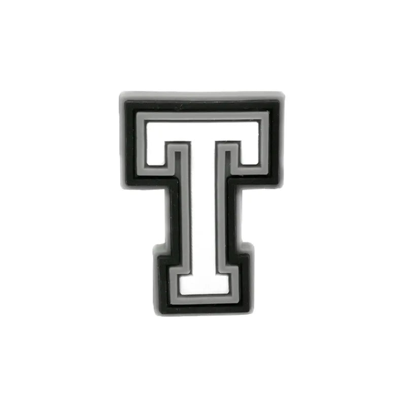 Letter T shoe charm
