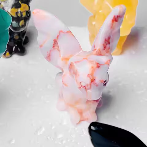 Crystal Bunny Figurine
