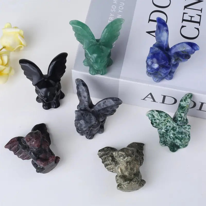 Gemstone Gargoyle Figurine
