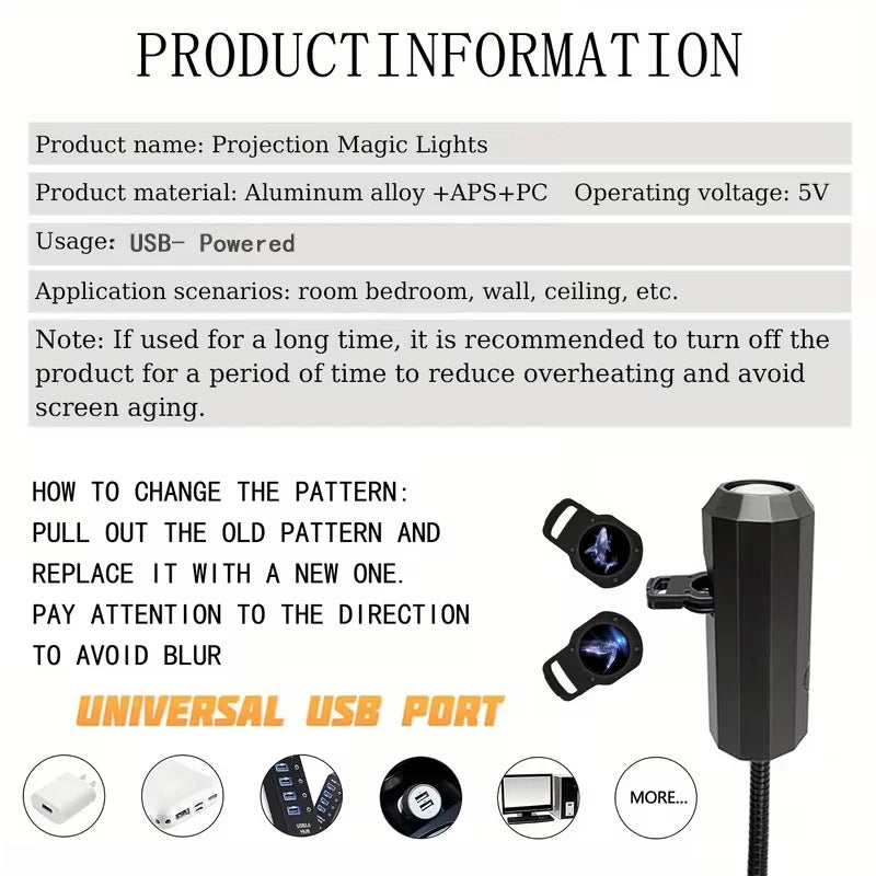 Ocean Pattern Projection Light