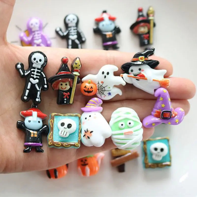Cabujones de resina de Halloween