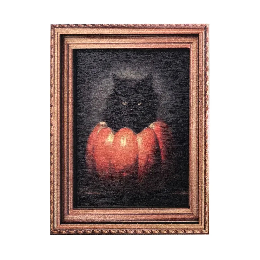 Ghost and Black Cat Magnet