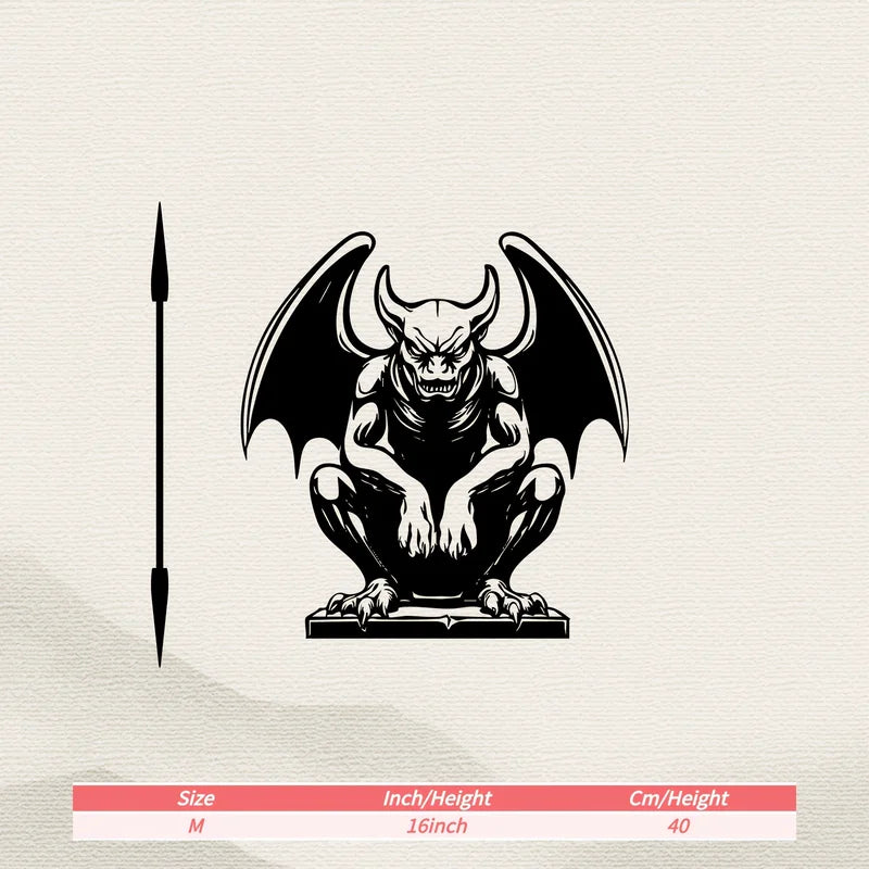 Metal Wall Gargoyle