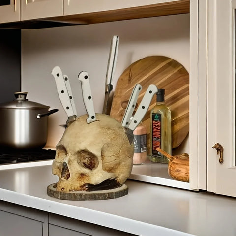 Skull Knife Holder