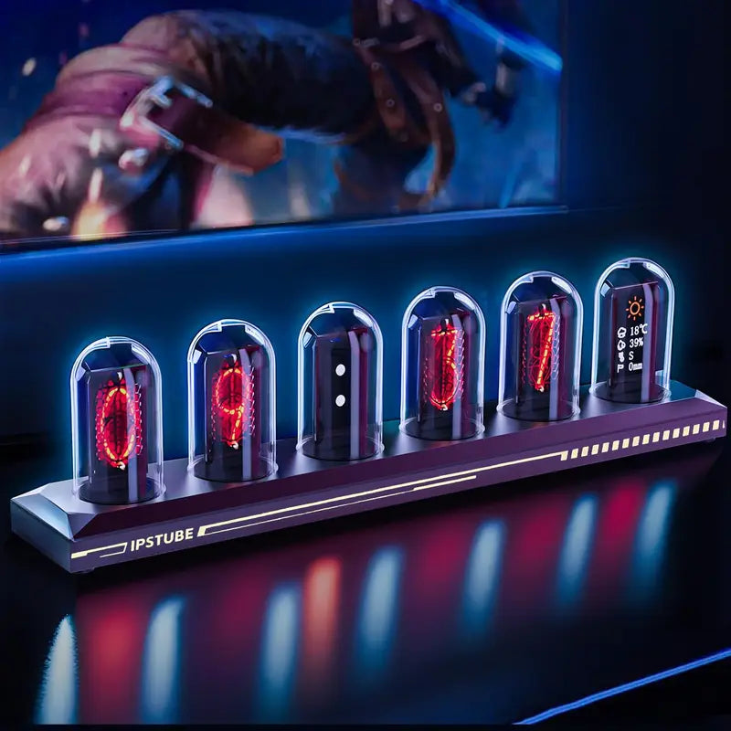 ساعة مكتب RGB بنمط نيكسي