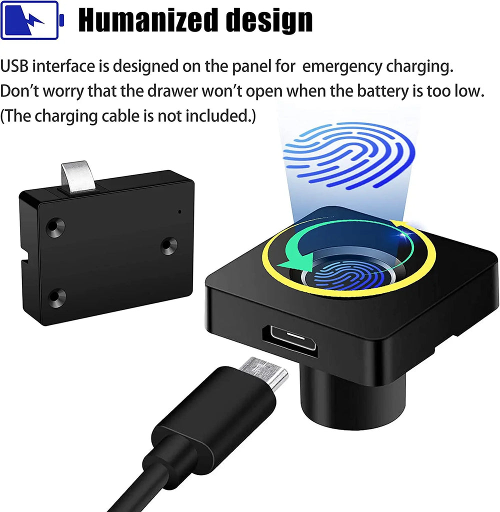 Smart Fingerprint Drawer Lock