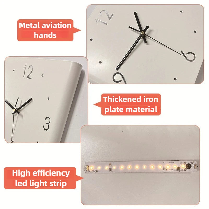 Double-Sided Corner Clock