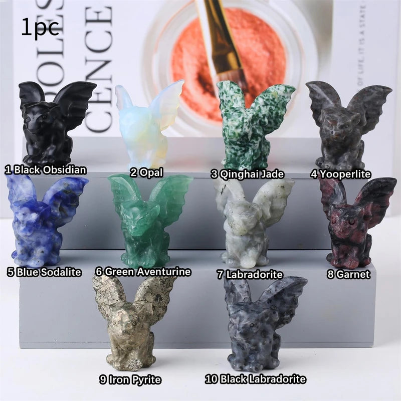 Gemstone Gargoyle Figurine